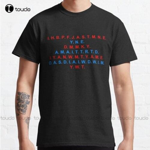 New Peace Freedom Justice And Security-Blue/Red Classic T-Shirt Cotton Tee Shirt S-5Xl Unisex mens gym shirts