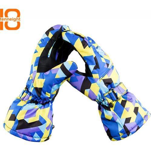 TENNEIGHT Winter Warm Ski Gloves Men Windproof Touch Screen Snow Gloves Snowmobile Waterproof Riding gloves Snowboard Gloves