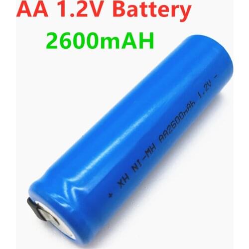 1.2v Ni-Mh AA Battery Rechargeable 2600mah AA Rechargeable Battery for Remote Control Microphone and Other Electronic Products
