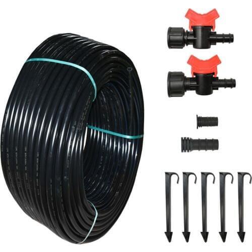 16mm 20mm PE Pipe 5/8" DN15 With tap LDPE Tube Garden Irrigation Greenhouse Watering Hose 10m 15m