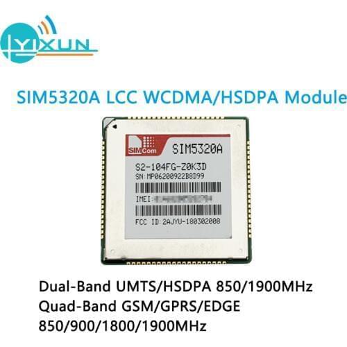 SIMCOM SIM5320A Dual-Band WCDMA/HSDPA Quad-Band GSM/GPRS/EDGE Module LCC package 850/900/1800/1900MHz