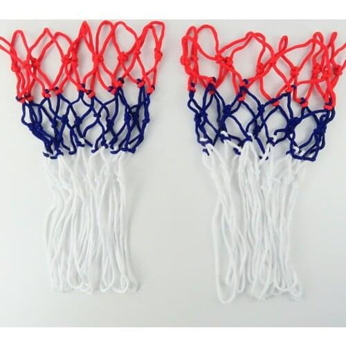 Standard Nylon Basketball Hoop Net Sports Thread Basketball Rim Mesh Net 12 Loop Wall Mounted Outdoor Hanging Basket net31