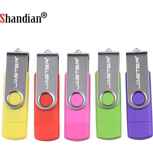 SHANDIAN USB 2.0 Smart Phone Android OTG USB Flash Drive Pen Drive For Android/PC Memory Stick 4GB 8GB 16GB 32GB 64GB