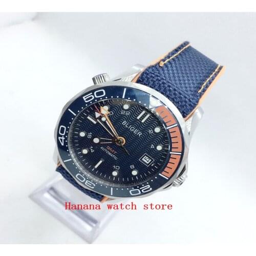 High Quality 41mm Automatic Mens Watch With GMT Function Super Luminous Dial With Date