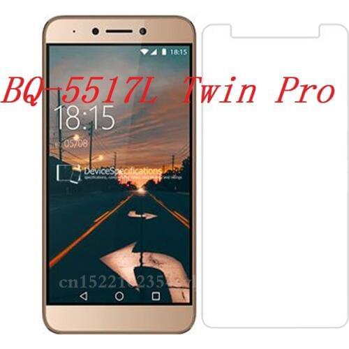 Smartphone 9H Tempered Glass for BQ BQ-5517L Twin Pro GLASS Explosion-proof Protective Film Screen Protector cover phone Case