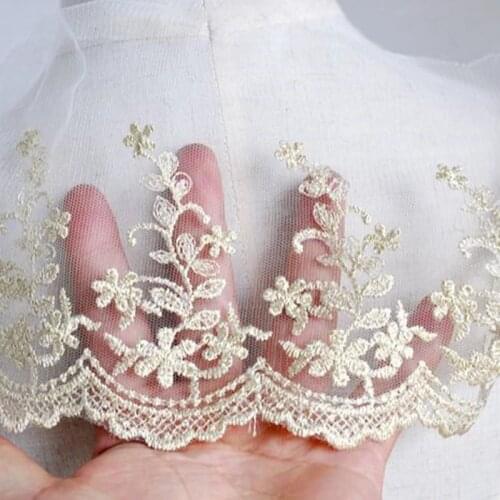 1M High Quality Pink White Black Tulle Lace Fabric 4.5cm Laces Trims Sewing Accessories Lace Trim encajes dentelle koronka LT7