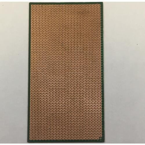 10*24.5cm 10x24.5cm 1.5mm Thickness 2.54 Pitch Single Landless Hole Baklite Prototype Paper Circuit Printed PCB Universal Board