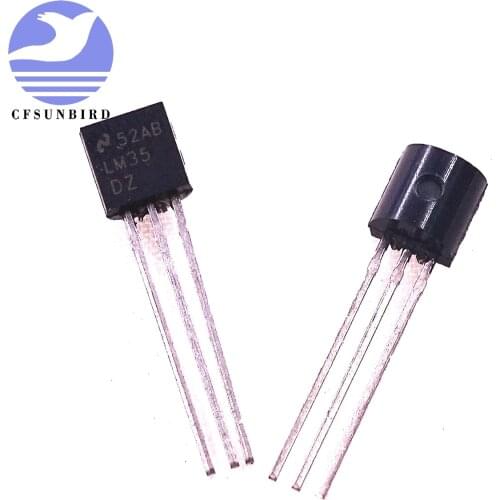 10pcs LM35DZ TO92 LM35 TO-92 LM35D Precision Centigrade Temperature Sensors