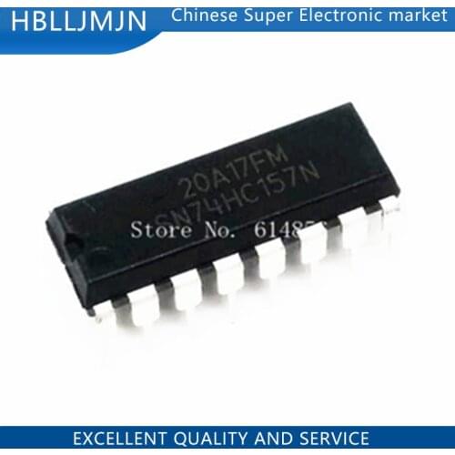 100PCS SN74HC157N DIP16 HD74HC157P SN74HC157 DIP 74HC157N 74HC157