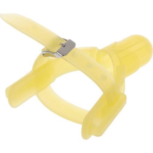 2 Colors Nontoxic Silicone Baby Kids Child Finger Guard Stop Thumb Sucking Wrist Band