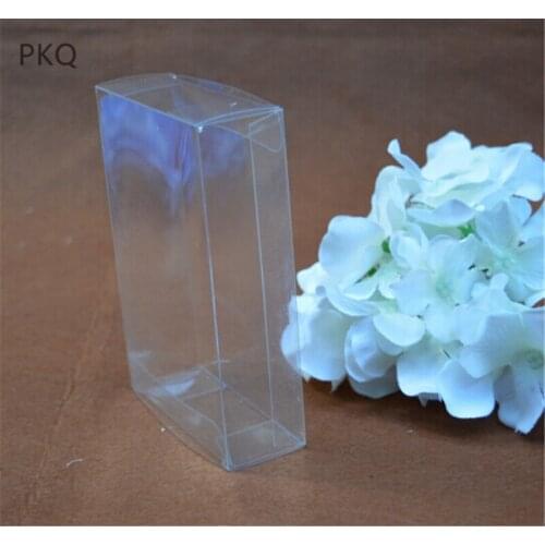 30pcs plastic transparent gift box clear favor boxes clear plastic pvc box for candy Cookie packing boxes