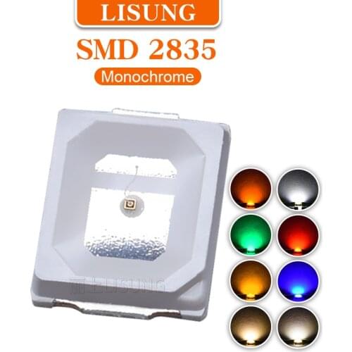 4000pcs/bag SMD 2835 Led Red Yellow Green Warm White Blue Orange light emitting diode Water Clear LED Light Diode Set