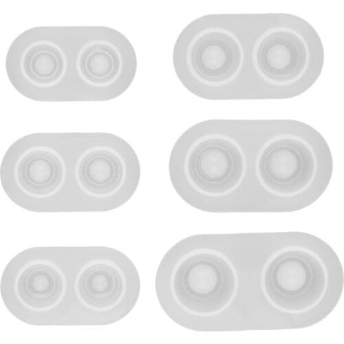 6 Sizes Handmade BJD Doll Heavy Pupil Eyes Clear Silicone Mold Resin Casting Moulds Base Pressure DIY BJD Eye Ornament Mould