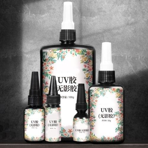 10g 20g 30g 50g 100g UV Resin Hard Type Crystal Clear Glue Curing Accessories