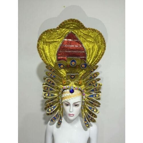 Brazil Rio Spanish Cuba Santiago Havana Venice Dionysia carnival Float Mask dress masque ball costume samba plumage plume Headd