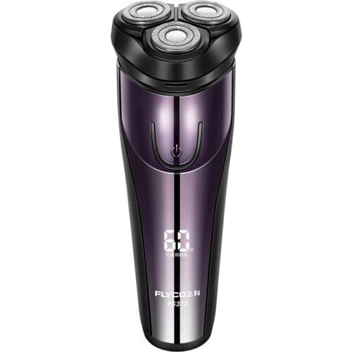 Feike Electric Shaver Mens Shaver 3-Blade Portable Beard Trimmer Shaver USB Rechargeable