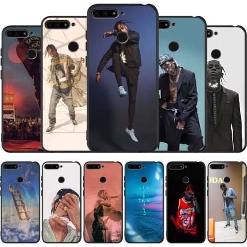 Jack travis scott hiphop black Silicone Phone Case For honor 30 20 Pro 8 8X 9 10 20 Lite Mate 10 20 30 Lite Pro cover