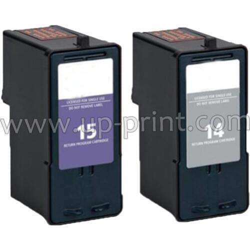 Ink Cartridge For Lexmark 14 15 Black & Color Ink Cartridges for Lexmark Z2300 Z2320 X2650 X2600 X2670 Printer
