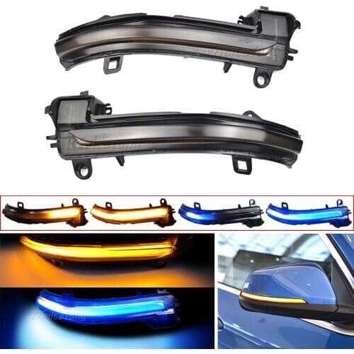 For BMW X1 F48 2016-2018 2 Series F45 F46 X2 F39 LED Dynamic Turn Signal Blinker Sequential Side Mirror Indicator Light Lamp