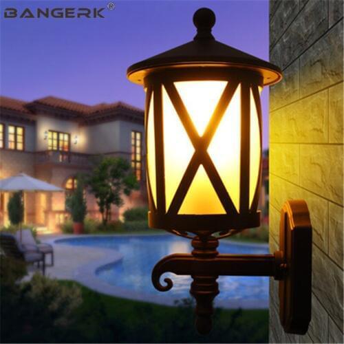 European Outdoor LED Wall Light Waterproof Aluminum Porch Lights Wall Sconce Lighting Garden Balcony Aisle Lamp Deco Luminaire