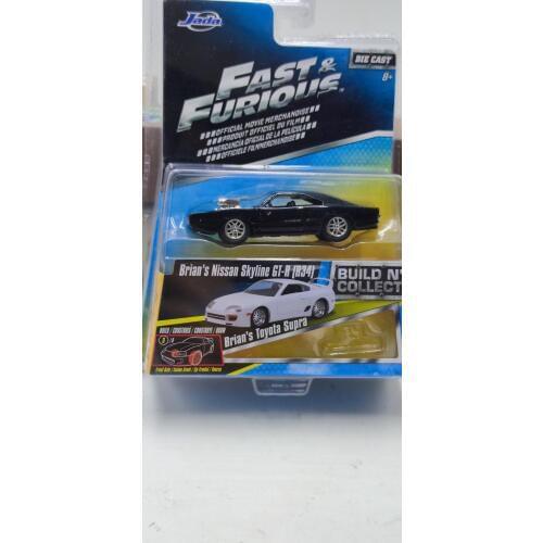 Ja da 1:64 BRIANS NISSAN SKYLINE GT-R R34 (1) Alloy model car Metal toys for childen kids diecast gift