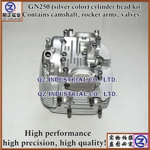 New and top quality mechanical type for SUZUKI 250cc motorcycle engine parts GN250 cylinder head kit