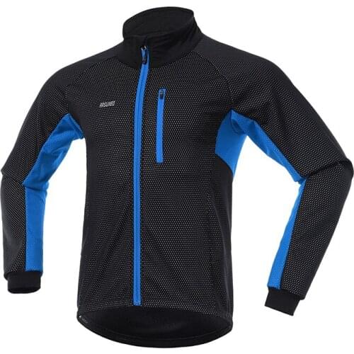 Jacket Bicycle Mtb Road Bike Clothing Windproof Water Repellent Long Jersey Menss Winter Warm Up Thermal Fleece Cycling