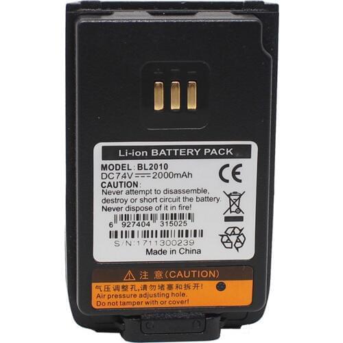 BL2010 2000mAh Li-ion Battery for HYT Hytera Radio PD500 PD502 PD560 PD562 PD600 PD660 PD680 PD682 PD405 PD415 PD505 PD665 PD685