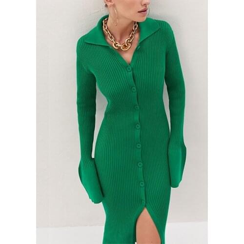 Модные вязаные платья LLYGE China At AliExpress