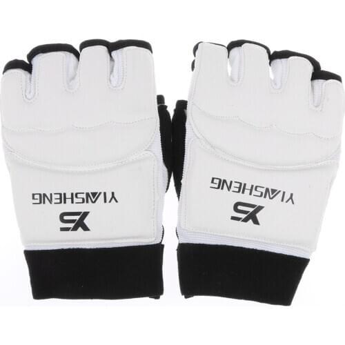 MMA Boxing Gloves Sparring Kick Muay Thai Gym Punching Bag Half Mitt