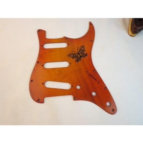 Hand made maple wood STRAT GUITAR SSS Pickguard #2026