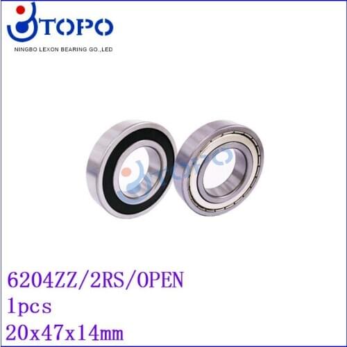 20*47*14mm Deep Groove Ball Bearings6204 ZZ/2RS/OPEN