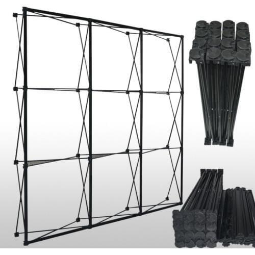 Wedding Stand for Flower Wall Trade Show Straight Tension Banner Exhibition Display Stand Trade Show Wall Backdrop Poster Board