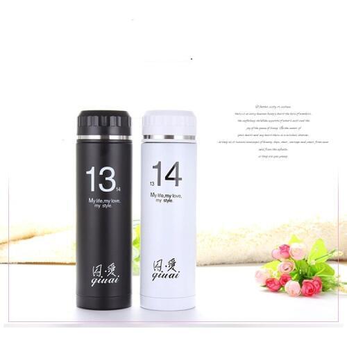 1PC 350ml 500ml Thermos Cup Mug Vacuum Cup 304 Stainless Steel Thermos insulated Mug Bottle Thermoses vacuum flask Cups KD 1453