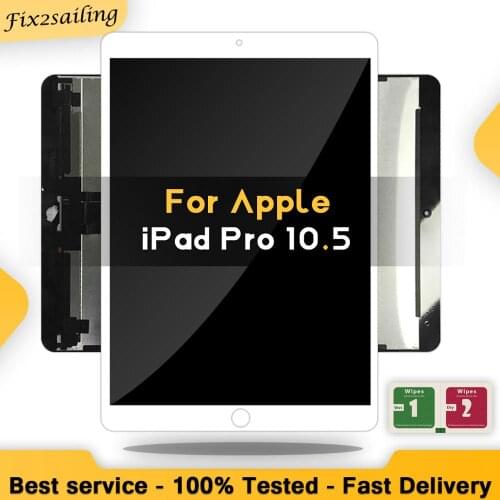 100% Tested For iPad Pro 10.5" inch A1701 A1709 OEM LCD Display Touch Screen Glass Digitizer Full Assembly Replacement Tablet