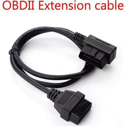 OBD2 16Pin Male and Female Extension Cable for ELM327 1m Car and Truck Diagnostic Cable Connector Adapter