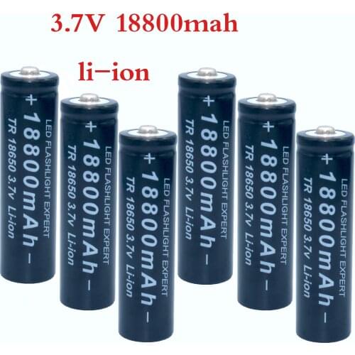 18650 bateria de alta calidad 18800mah.3.7v. 18650. baterias de li-ion bateria recarregavei para lanterna tocha.frete gratis
