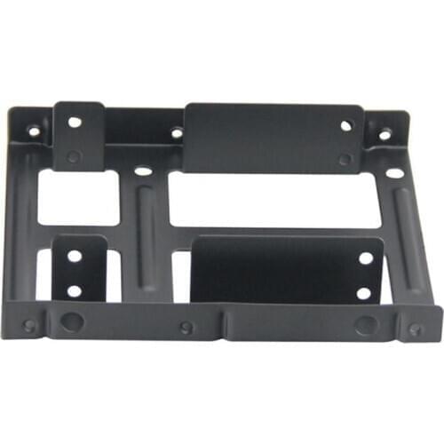 2.5 To 3.5 Hard Drive Adapter Mounting SSD Desktop Bracket Internal Dual Game
