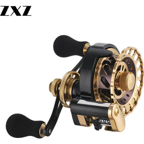 Automatic Wire Spread Aluminum Alloy CNC Spool 11BB 2.6:1 Left/Right Hand Fly Reel Ice Fishing Reels Raft Reel Fish Line Wheel