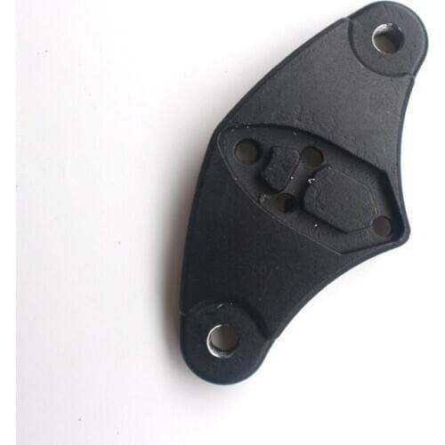Black connecting buckle of electric scooter with shock absorption can be used for connecting buckle of small motorcycle