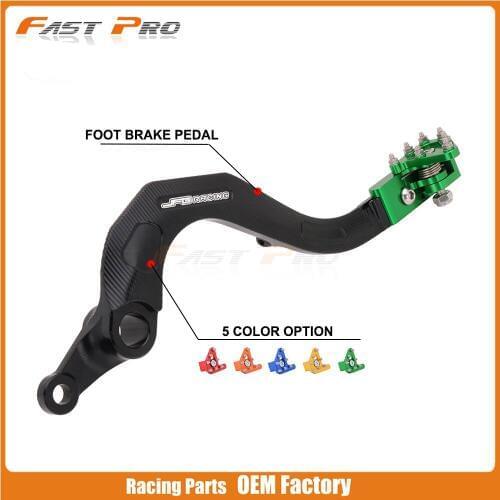CNC aluminum Rear Foot Brake Pedal For KAWASAKI KX250 KX 250 2019-2020 KX250F KXF250 KXF 250 2006-2018