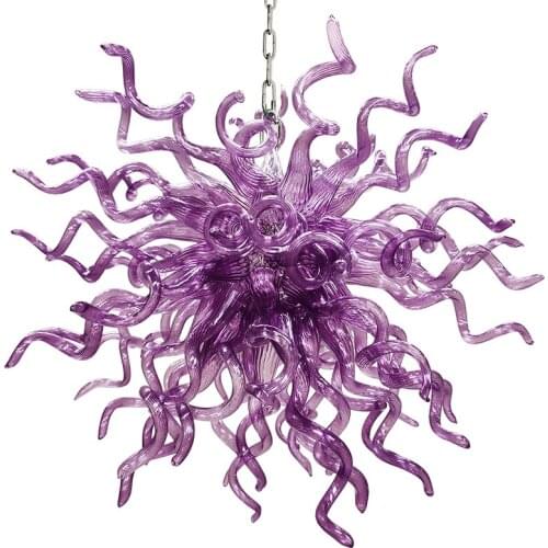 Modern Chandelier Pendant Light Dining Lamps Lighting Hand Blown Glass Chandelier 70X70cm Art Design