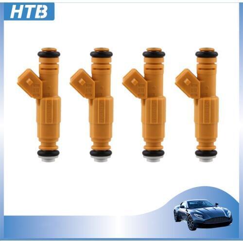 1-4Pcs/lot New Fuel Injectors 0280155710 0280155700 4 Hole Nozzle For JEEP 1987-1998 4.0L REPLACE F6VE A5A EV1 Car Accessories