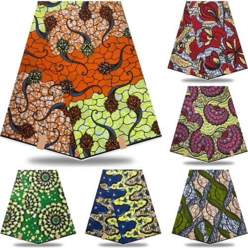 Guaranteed veritable African real wax prints fabric Ghana style ankara wax printed 100% cotton Soft design Nigeria wax fabric