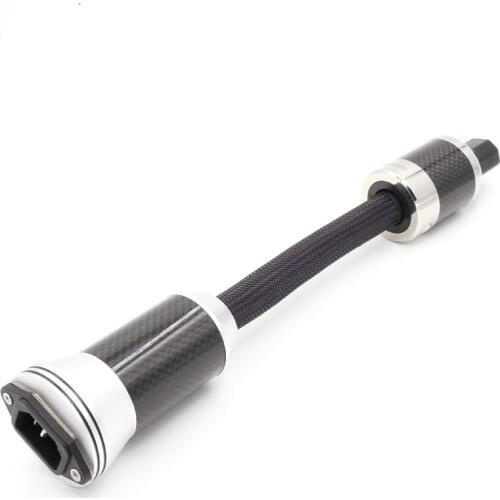 HIO-END Flux-50 Filter In-Line Power Filter, carbon fiber power filter 30CM HIFI