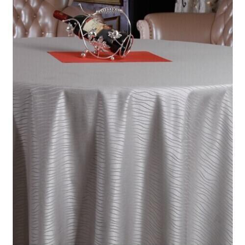 Quality Jacquard Restaurant Hotel Round Table Cloth