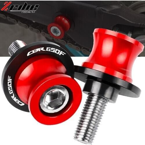For Honda CBR650R CB650R CBR650F CB650F CBR 650R/650F CB 650R/650F Motorcycle Swingarm Spools Rear Stand Screws Sliders Aluminum