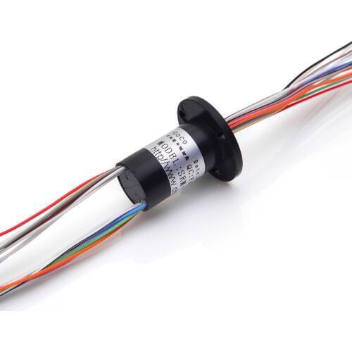 Compact electric slip ring micro slip ring 18 circuit slipring collector electric brush