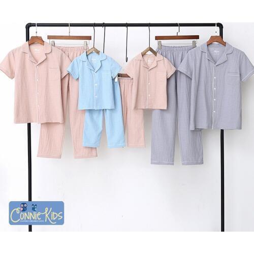 Family Matching Pajamas Suits Boys Summer Sleepwear Bathing Suits Home Clothes Mother and Daughter Clothes Dress Family T Shirts