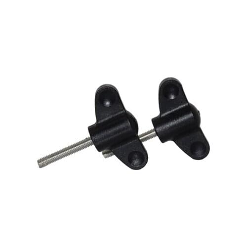 M5 Butterfly Thumb Screw 55# Hand twist Plastic head Screws Carbon steel 16-60mm Length